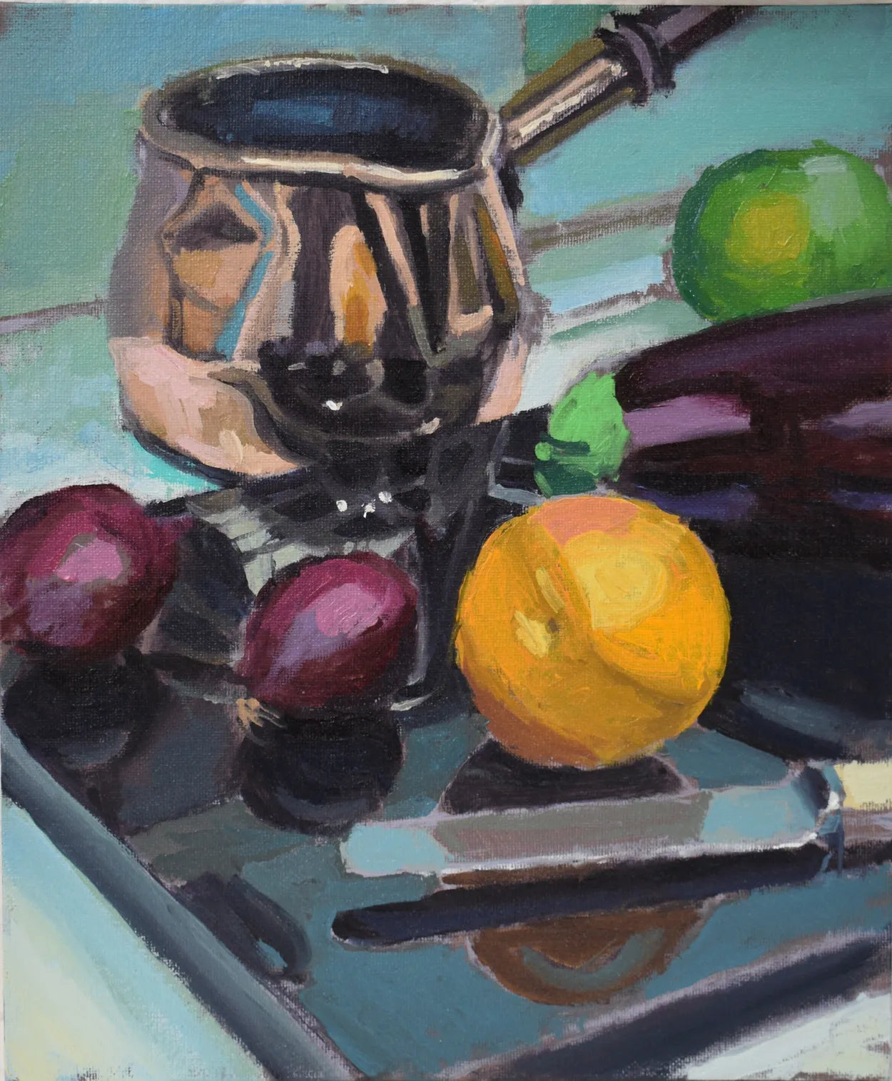 StillLife With Aubergine by Seth Marshall