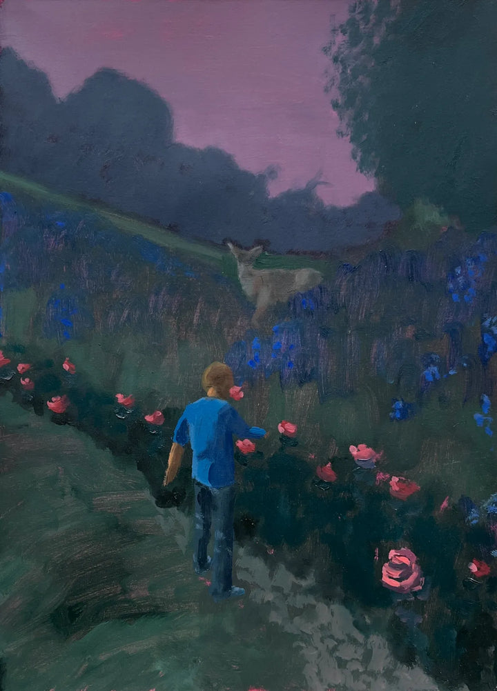 Study For Rose Garden 1 by Ed Saye