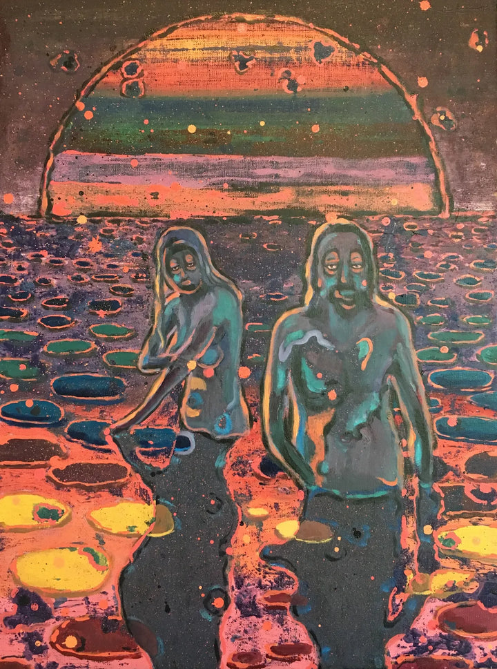 Study For Wasted (Psychedelic Sunset) by Ed Saye