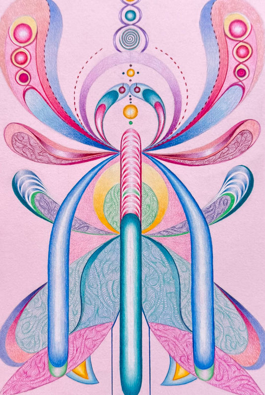 Flutter by Tia Taylor Berry, original drawing