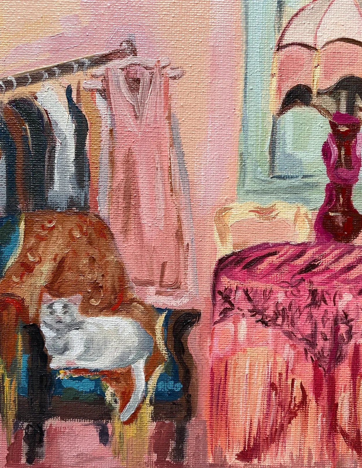 The Dressing Room by Katherine Benson, detail