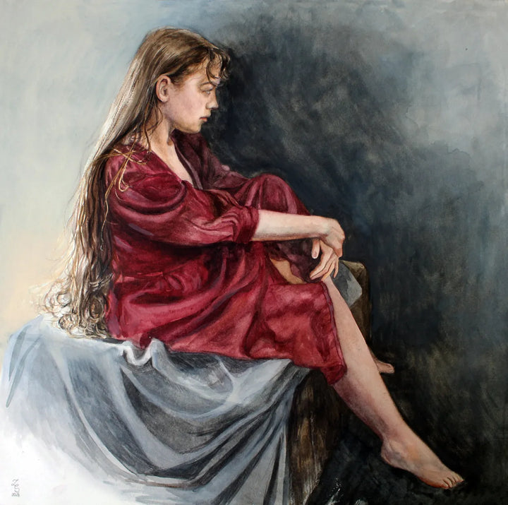 The Red Dress by Zuzanna Salamon