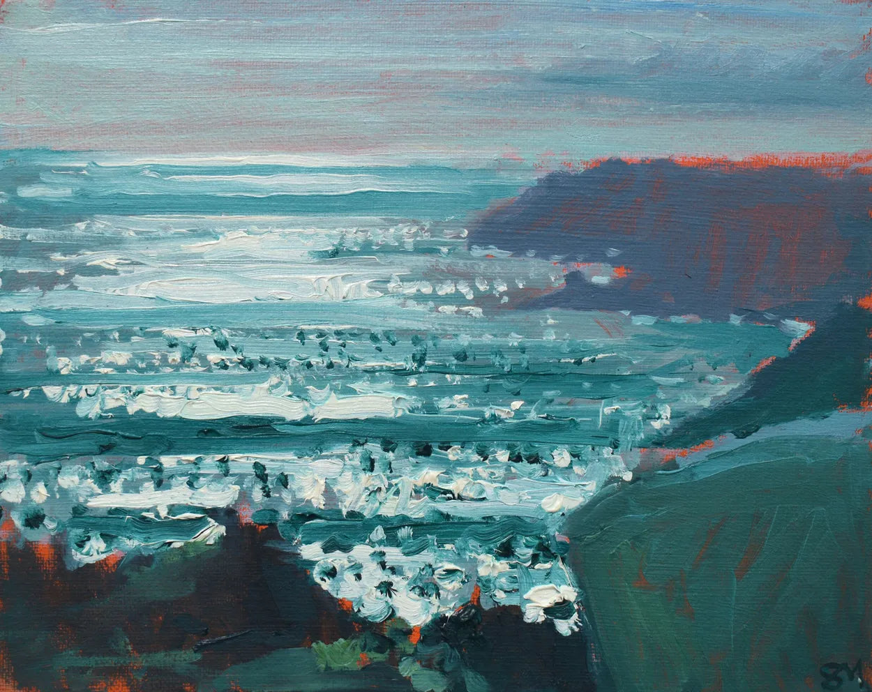 Treen, Rough Sea by Seth Marshall