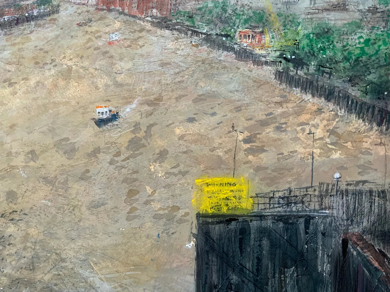 Uncertainty Principle - Limehouse View (River Thames) by Stephen Todd