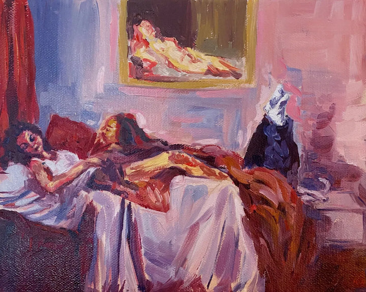 Venus of Urbino in White Socks by Katherine Benson