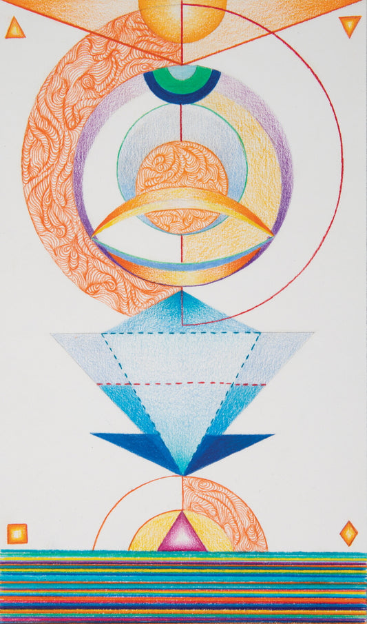 X, The Wheel of Fortune by Tia Taylor Berry, limited edition artwork, framed