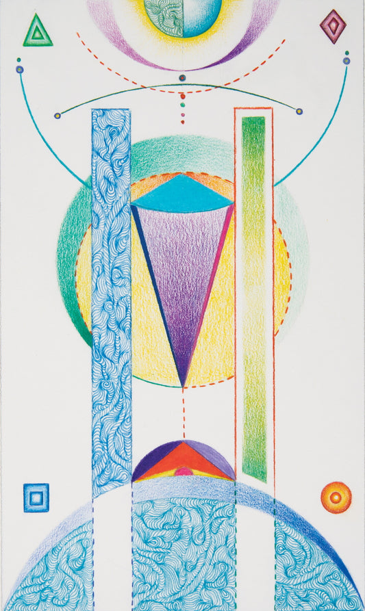 XXI, The World by Tia Taylor Berry, limited edition artwork, framed