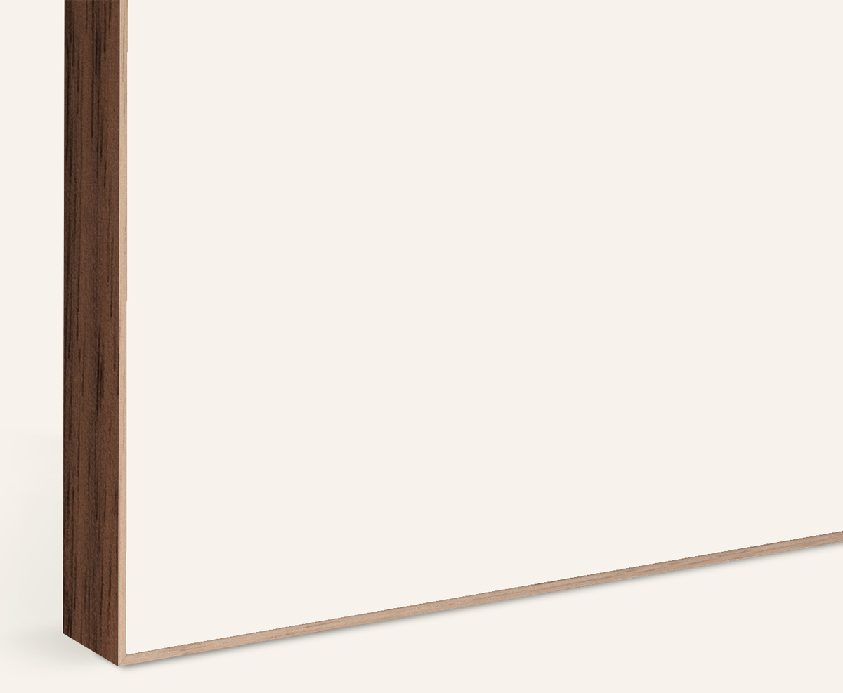 Frame: Pigment print on Photo Rag, walnut ArtBox frame