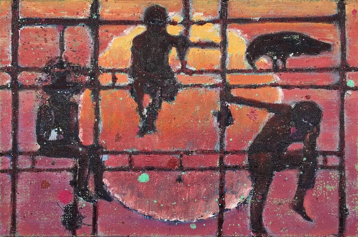 We Know Secret Things (Red Sunset) by Ed Saye