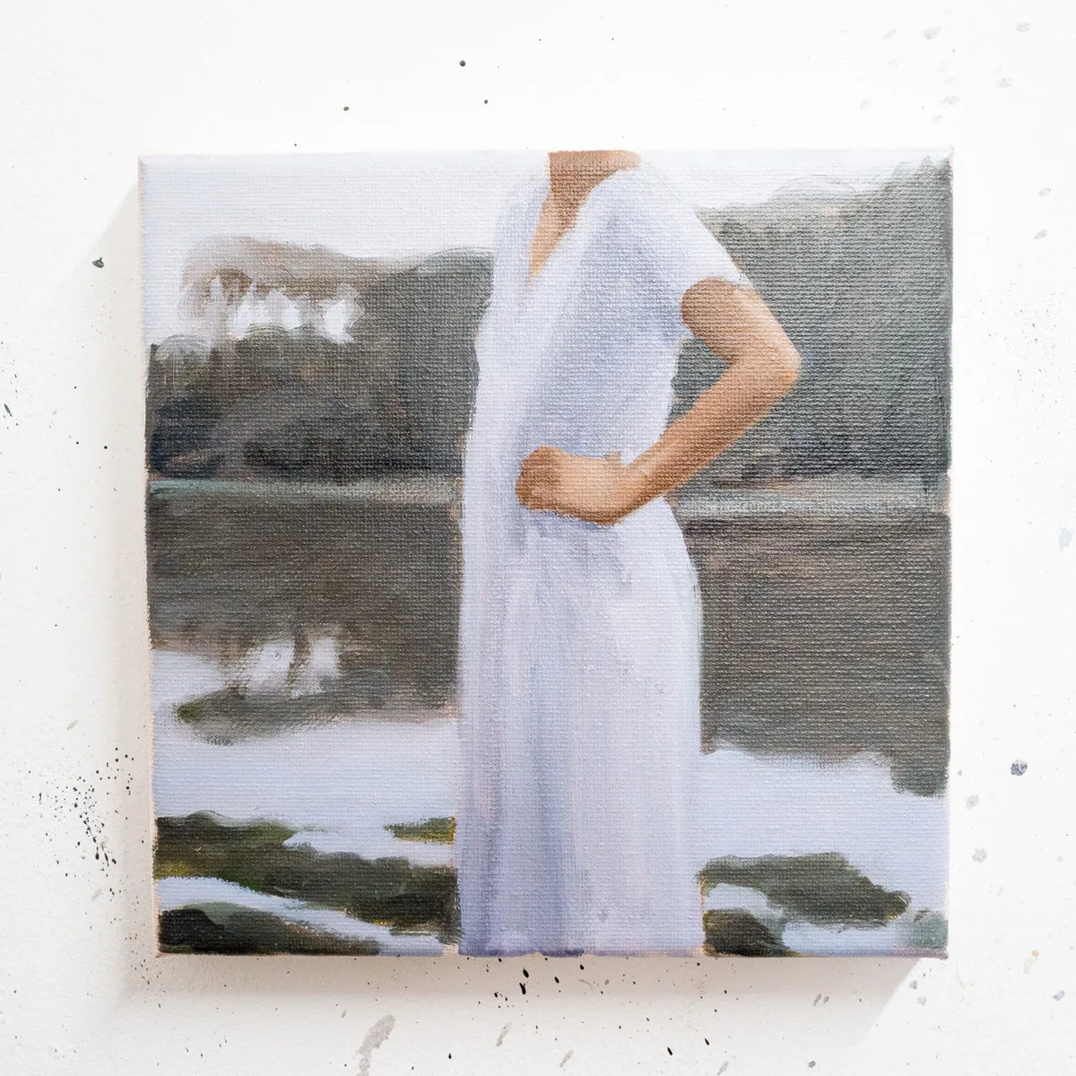 Whie Dress by Sam Wood