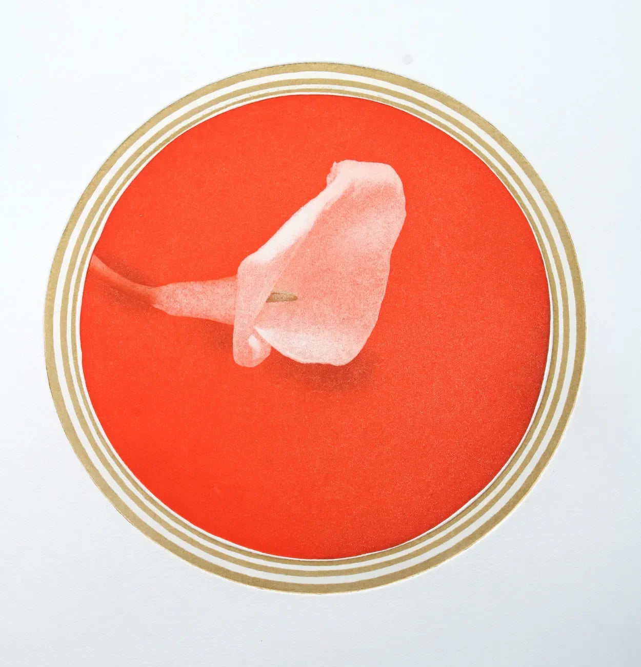 White Flower 1 by Emiko Aida, original printmaking
