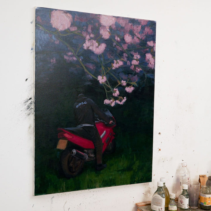 Red Machine by Sam Wood, original painting