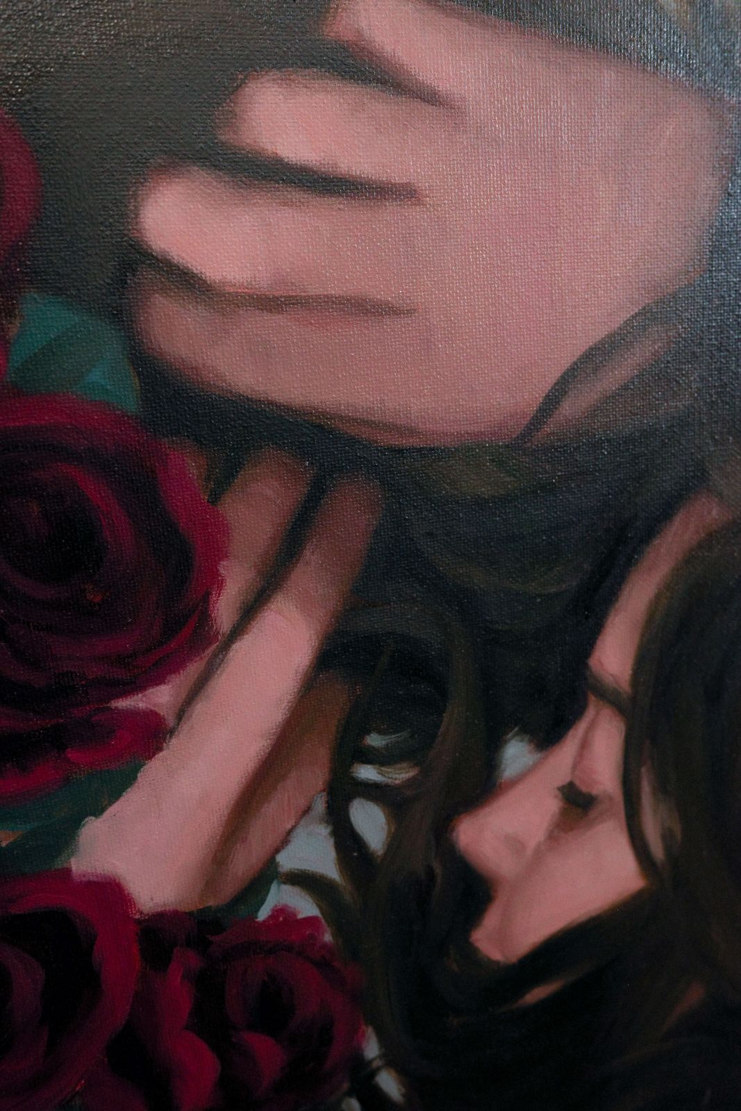 Evening Flowers by Sam Wood, detail 2