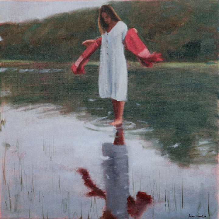 River Painting by Sam Wood, original painting