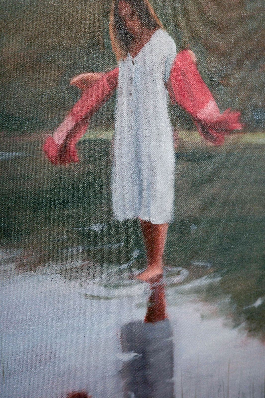 River Painting by Sam Wood, detail 2