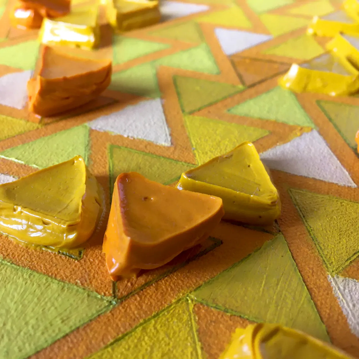 Yellow by Toni Harrower, detail 1