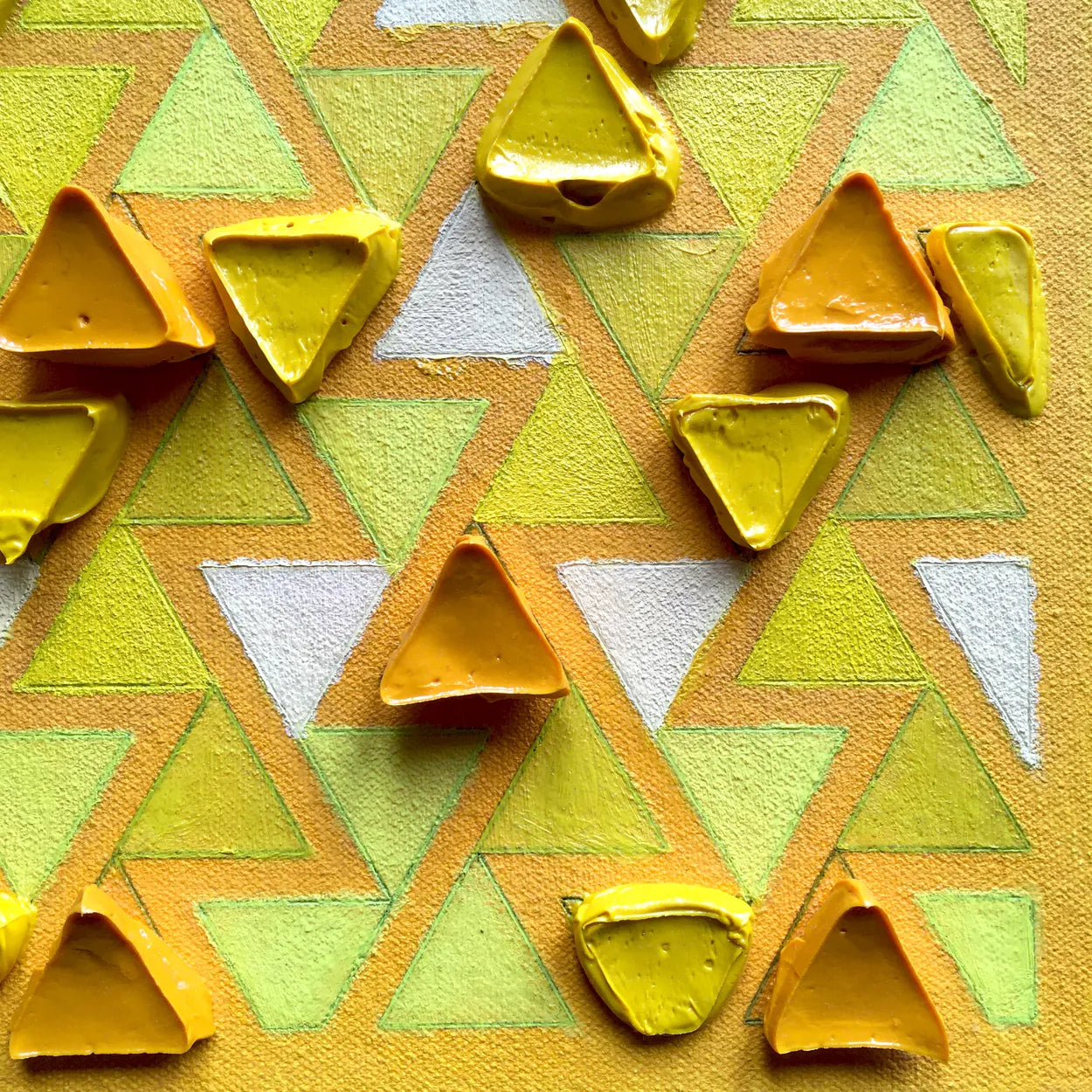 Yellow by Toni Harrower, detail 2